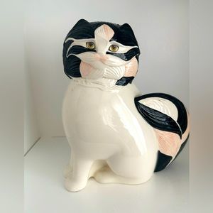 Goebel cat statue art deco ceramic
